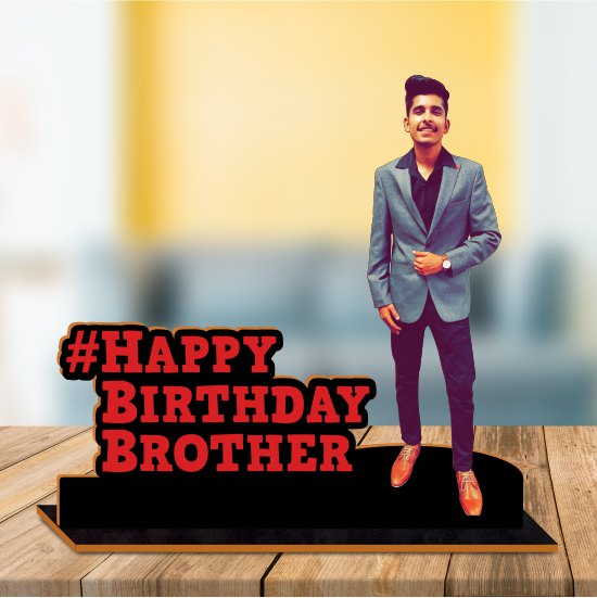 Wooden Photo Standy with Message