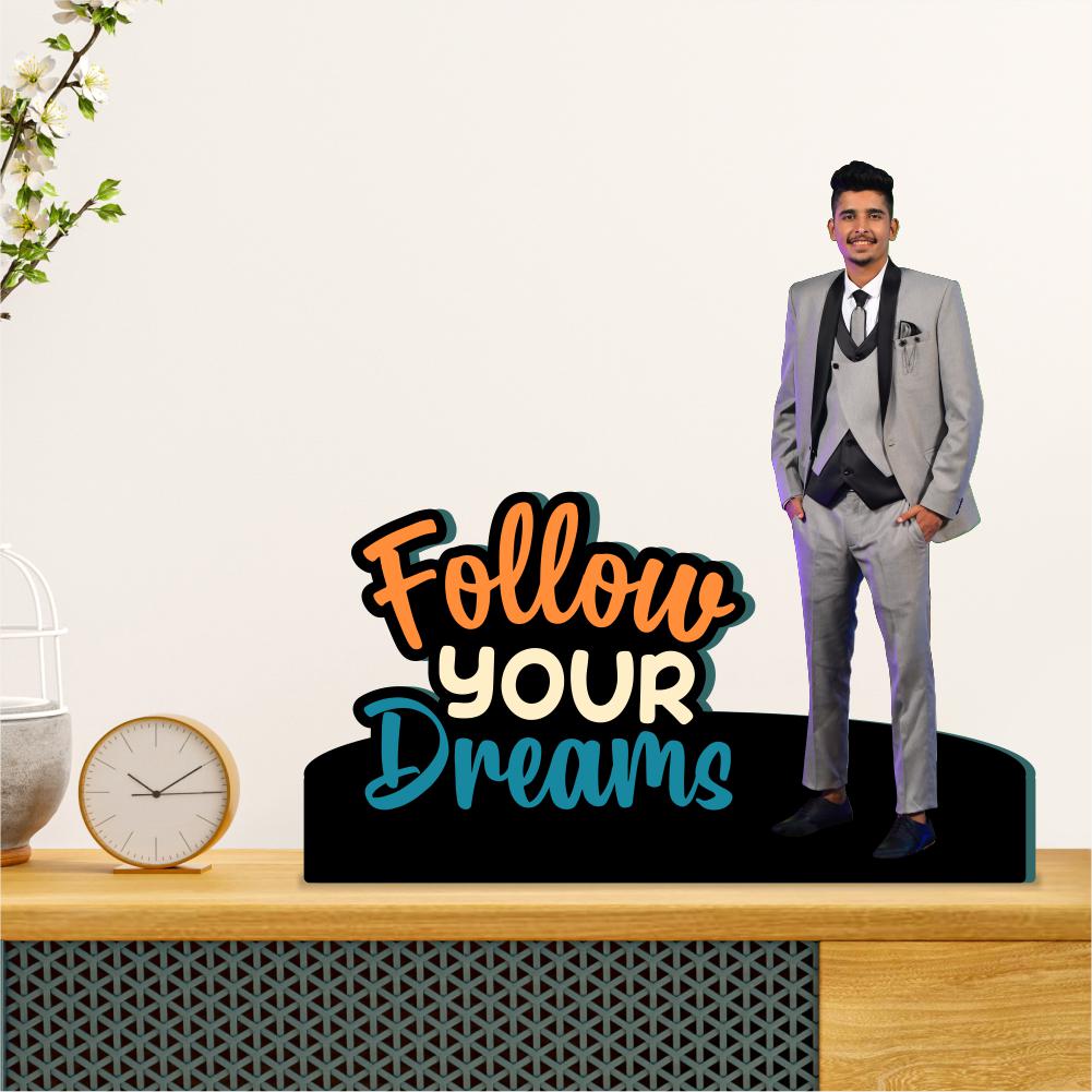 Photo Standy with Quote