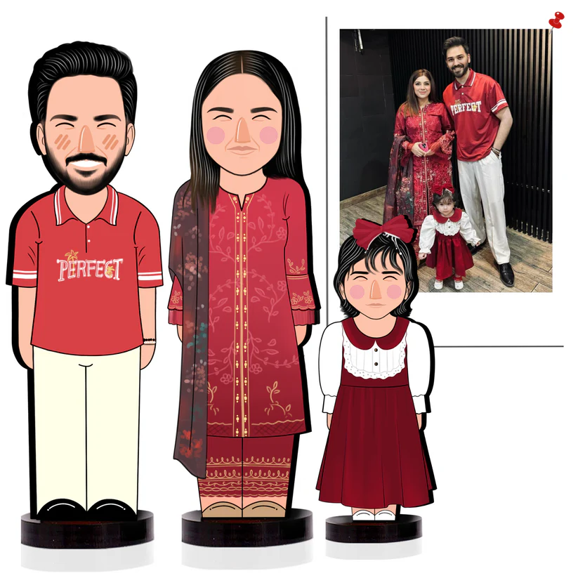 Trio: Set of 3 Personalized Gifts for the Family