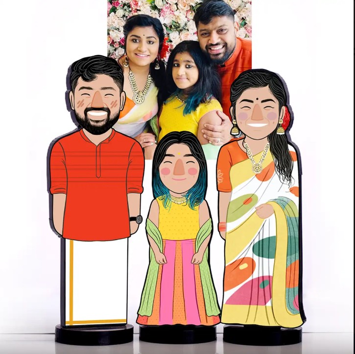 Trio: Set of 3 Personalized Gifts for the Family