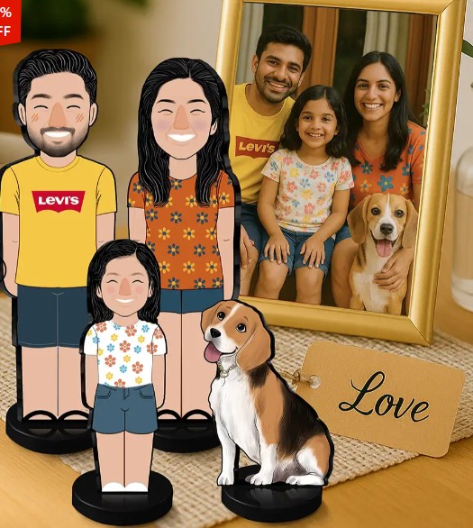 Quartet: Set of 4-5 Personalized Gifts for the Family