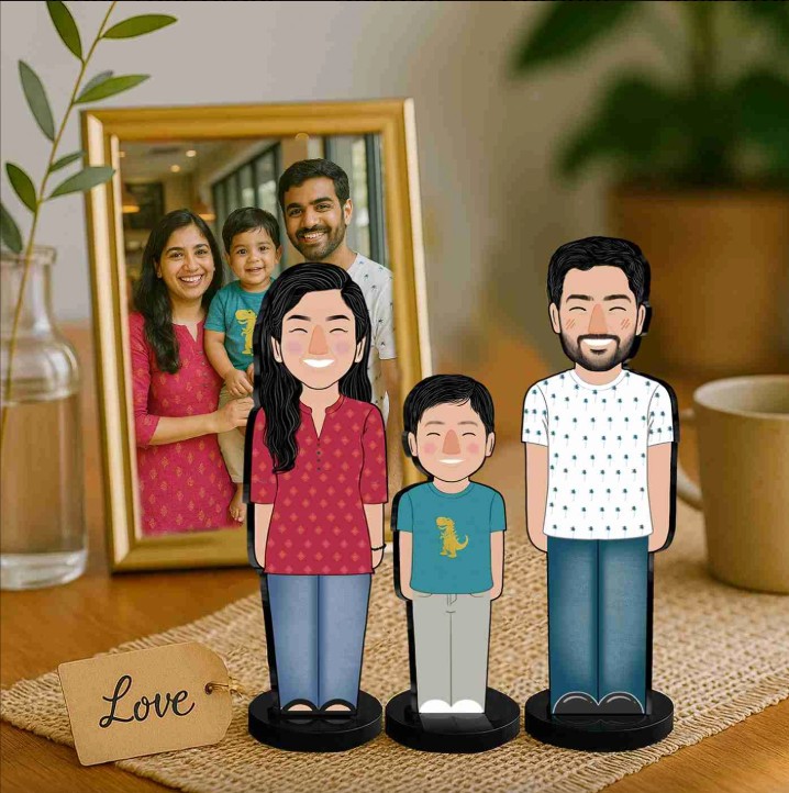 Trio: Set of 3 Personalized Gifts for the Family